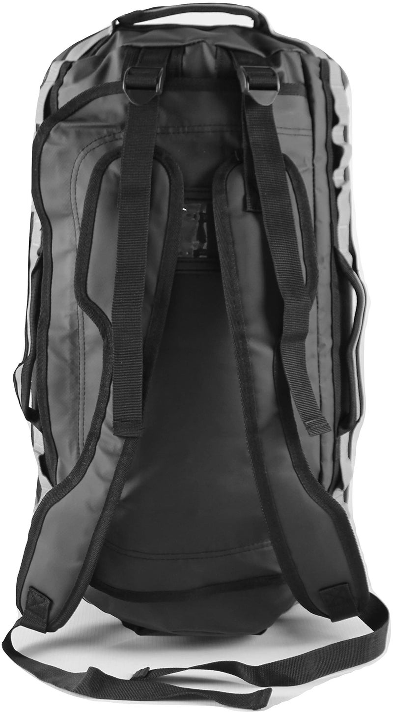 Element Equipment Trailhead Duffel Bag Shoulder Straps Waterproof Black/Grey Large - Image 4